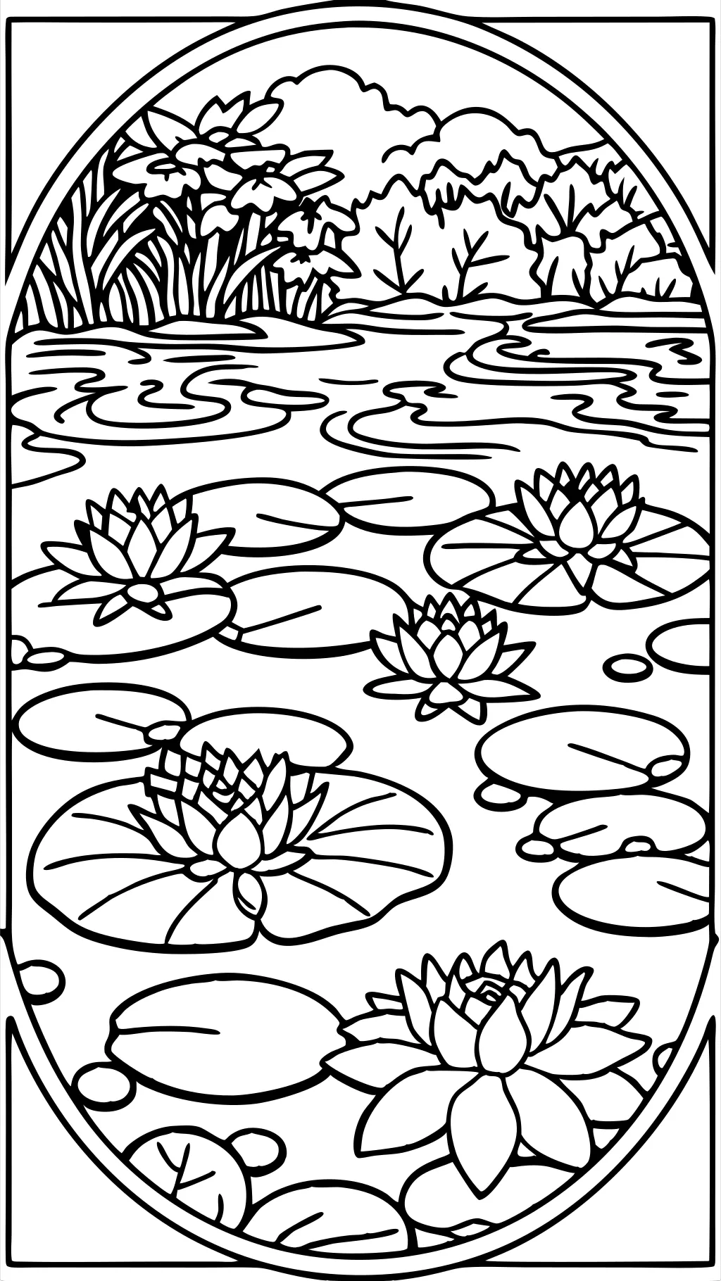 Páginas para colorear Monet